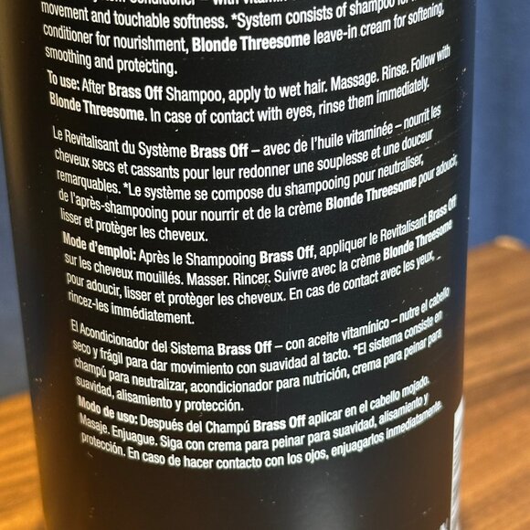 Matrix Total Results Brass Off Conditioner, 33.8 Fl Oz / 1L - Picture 4 of 4